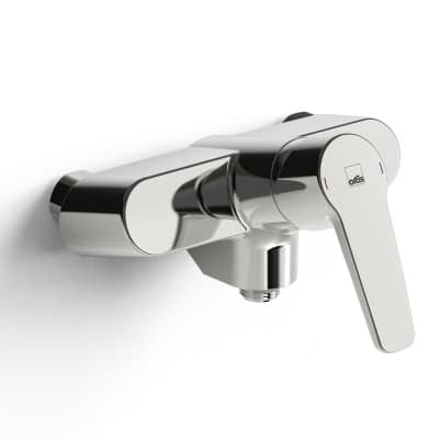 Oras Saga Duschblandare 150cc med kromad yta och temperaturskydd